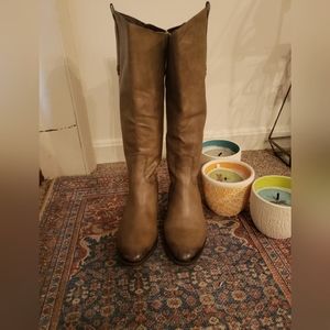 Sam Edelman Grey/Taupe Riding Boots